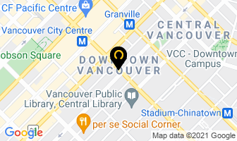 Milton E Jane in Vancouver map