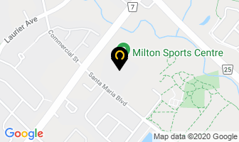 Milton Springers Gymnastics Club in Hamilton map