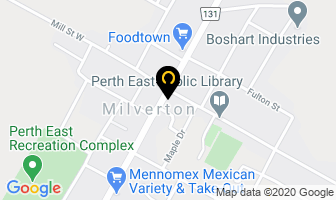 Milverton Mini Mart in Perth East map
