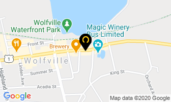 Minas Realties Ltd in Wolfville map