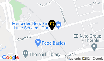 Mings Auto Service Center in Thornhill map