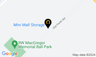 Mini Mall Storage in Almonte map