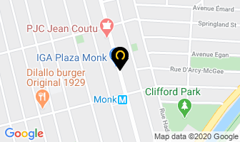 Mini Ted in Montreal map