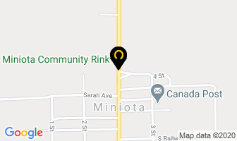 Miniota Community Rink in Miniota map