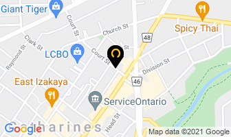 Minor Emergency Walk-In Clinic in St. Catharines map