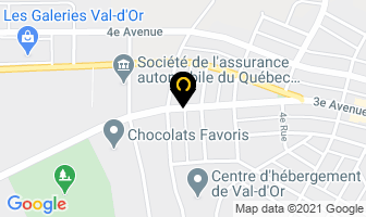Minrail Inc in Val-d'Or map