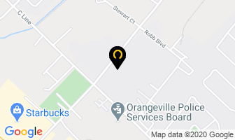 Miracle Auto Glass in Orangeville map