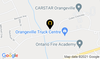 Miracles Aquariums in Orangeville map