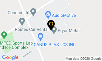 Mirror Works Inc in Guelph map