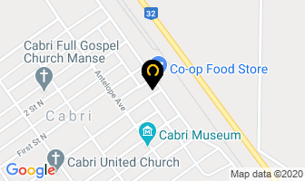 Miry Creek Water Users Association in Cabri map