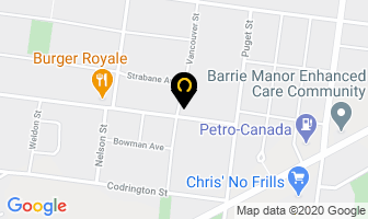 Missed A Spot Inc in Barrie map