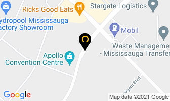 Mississauga Seating Systems in Mississauga map