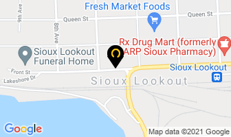 Mj Hair Studio in Sioux Lookout map