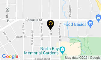 Mobile Golf Custom Club Maker in North Bay map