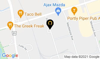 Mobile Industrial Health Services in Ajax map