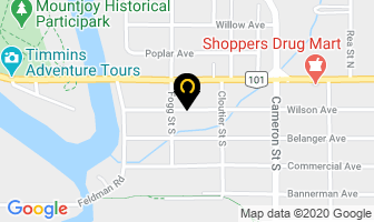 Mobile Propane & Natural Gas Services in Timmins map