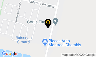 Mobile Rive-Sud in Chambly map