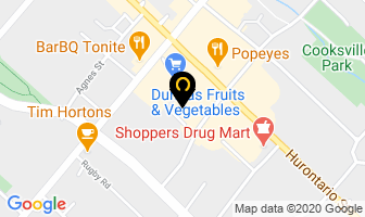 Mobilicity Food Basic Plaza in Mississauga map