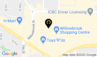 Mobilinq Willowbrook Shopping Centre in Langley map