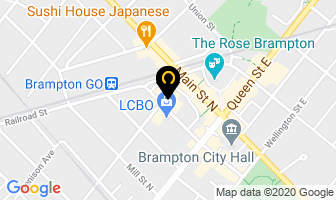 Mocha Cafe in Brampton map