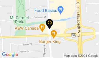 Moda Hair Design & Spa in Niagara Falls map
