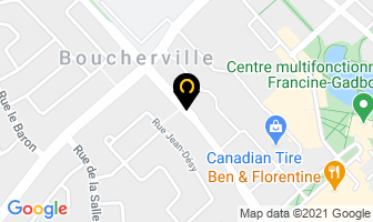 Mode Au Pr&eacute;sent in Boucherville map