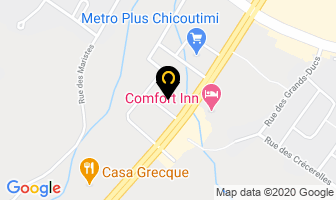 Mode Choc Chicoutimi in Guelph map