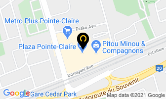 Mode Coiffure Pointe Claire in Pointe-Claire map