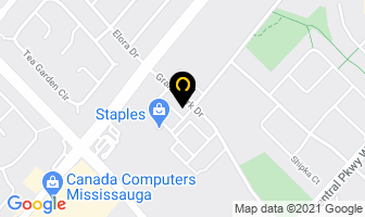 Model Cleaners in Mississauga map