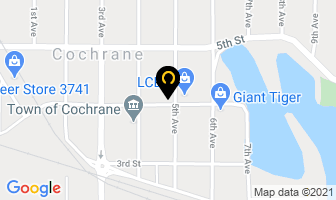Modern Cleaners in Cochrane map