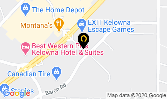 Modern Fine Furniture in Kelowna map