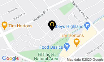 Modernworks in Kitchener map