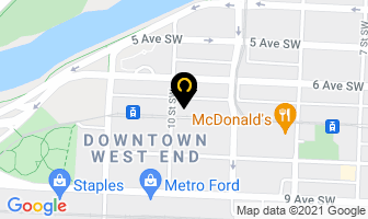 Modis International Co in Calgary map