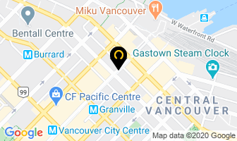 Modo The Car Co-Op in Vancouver map