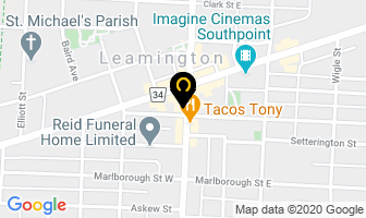 Moe's Coffee Shop in Leamington map