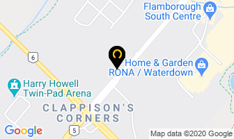 Moe's Locomotive Works in Hamilton map