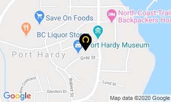 Moe's Restaurant in Port Hardy map