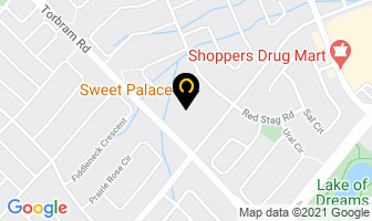 Moga Meat Inc in Brampton map