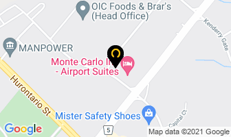 Mohan Law Office in Mississauga map