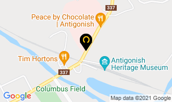 Mohandas Raju Dr in Antigonish map