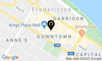 Moksha Yoga Fredericton in Fredericton map