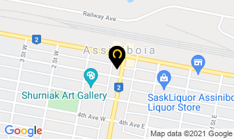 Mom's Florist in Assiniboia map