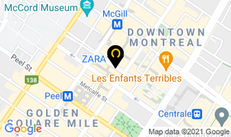 Mon Sack in Montreal map