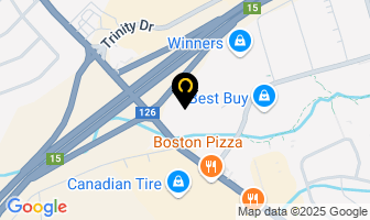 Moncton Signs in Moncton map