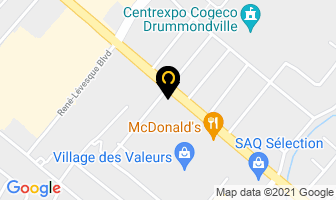 Mondou in Drummondville map