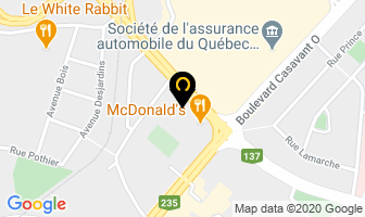 Mondou in Saint-Hyacinthe map