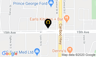 Money Mart in Prince George map