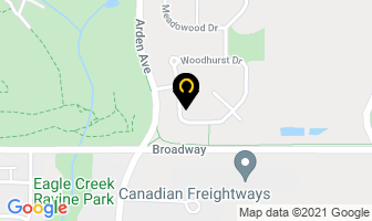 Monkey Hill Health Communications in Brant map