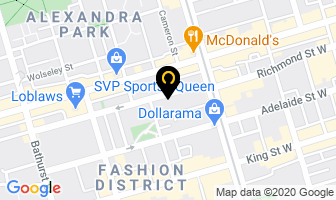 Monster Factory in Orillia map