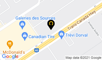 Monster Gym in Dorval map